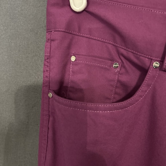 Nike Golf Tour Performance Dri-FIT Purple Golf Pants Women's Size 12 Active - Picture 3 of 9